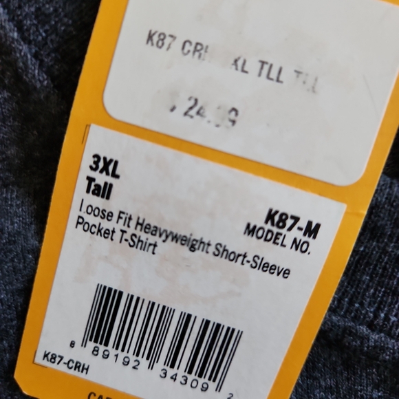 Men's CARHARTT gray t-shirt NWT - Picture 5 of 5